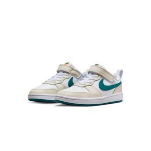Nike Court Borough Low 2 Phantom/Bright Spruce White/Total Orange Boys Shoes Siz